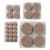 3M Scotch™ Round Felt Multi Pack Pads - Beige Perspective: right