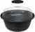 GoodCook® Meal Prep Salad Bowl Container with Dressing Cups - Black Perspective: right
