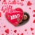 RUSSELL STOVER Valentine's Day Happy Heart Day Assorted Milk & Dark Chocolate Candy Gift Box Perspective: right