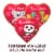 RUSSELL STOVER Valentine's Day Pals Heart Assorted Milk & Dark Chocolate Gift Box Perspective: right