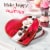 RUSSELL STOVER Valentine's Day Romantic Roses Assorted Milk & Dark Chocolate Heart Gift Box Perspective: right
