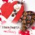 RUSSELL STOVER Valentine's Day Milk Chocolate Covered Nuts Fabric Heart Candy Gift Box Perspective: right