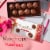 RUSSELL STOVER Valentine's Day Milk Chocolate Pecan Delights Gift Box Perspective: right