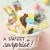 RUSSELL STOVER Easter Bunny Money Solid Milk Chocolate Candy Bar Perspective: right