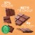 RUSSELL STOVER Joy Bites Peanut Butter Milk Chocolate Bar Perspective: right