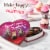 RUSSELL STOVER Valentine's Day Pet Meme Heart Assorted Milk & Dark Chocolate Gift Box Perspective: right