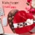 RUSSELL STOVER Valentine's Day Red Foil Heart Assorted Milk & Dark Chocolate Gift Box Perspective: right