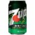 7UP Zero Sugar Lemon Lime Caffeine-Free Soda Cans Perspective: right