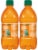 Crush Orange Soda Bottles Perspective: right