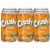 Crush Orange Caffeine Free Soda Cans Perspective: right
