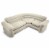 Intex Inflatable Corner Living Room Air Mattress Sectional Sofa Couch, Beige Perspective: right