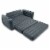 Intex Queen Size Inflatable Pull-Out Sofa Bed Sleep Away Futon Couch, Dark Gray Perspective: right