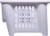 Starplast Stacking Bin - White Perspective: right