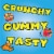 NERDS Gummy Clusters Rainbow Crunchy And Gummy Candy Bag Perspective: right