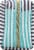 Sophia Joy Two Tone Stripe Organizer Makeup Bag Perspective: right