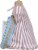 Scunci Stripe Cosmetic Bag Perspective: right