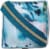 Scunci Watercolor Floral Cosmetic Bag Perspective: right