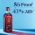 Bombay Bramble Blackberry & Raspberry Flavored Gin Perspective: right