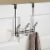 InterDesign Classico Over-the-Door 3-Hook Towel Rack - Bronze Perspective: right