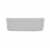 iDesign Eco Recycled Plastic Compact Drawer Bin - Gray Perspective: right