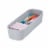 iDesign™ Eco Recycled Plastic Compact Drawer Bin - Gray Perspective: right
