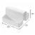 iDesign Sink Saddle - White Perspective: right