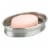 iDesign Cameo Stainless Steel Soap Dish - Silver Perspective: right