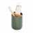 InterDesign Eco Vanity Ceramic Toothbrush Holder - Moss Perspective: right