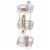 InterDesign Forma 3-Tier Shower Shelf - Bronze - Satin Perspective: right