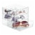 InterDesign 3-Drawer Organizer - Clear Perspective: right