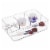 iDesign Clarity Divided Drawer Organizer Perspective: right