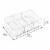 iDesign Clarity Drawer Organizer - Clear Perspective: right