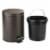 iDesign Step Can with Bucket Insert - Bronze Perspective: right