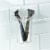 InterDesign Power Lock Suction Cup Tumbler - Clear Perspective: right