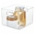 InterDesign Linus Bath Bin - Clear Perspective: right