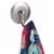 InterDesign York Affix Peel-And-Stick Large Hook - Silver Perspective: right