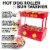 Nostalgia Hot Dog Roller and Bun Warmer Perspective: right