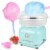 Nostalgia Classic Retro Cotton Candy Maker - Aqua Perspective: right
