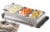 HomeCraft 3-Station Stainless Steel Buffet Server & Warming Tray Perspective: right