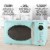 Nostalgia Countertop Microwave Oven - Aqua Perspective: right
