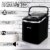 Igloo Automatic Self-Cleaning Portable Countertop Ice Maker Machine With Handle - Black Perspective: right