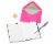 Papyrus Blank Valentine’s Day Card (Fluffy Heart) Perspective: right
