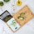 Dexas Prep & Weigh Bamboo Cutting Board Perspective: right