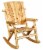 Leigh Country Aspen Single Rocker - Natural Finish Perspective: right