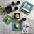 Gibson Elite Kiesling Dinnerware Set - Turquoise Perspective: right