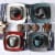 Gibson Soho Lounge Square Reactive Glaze Stoneware 16 Piece Dinnerware Set, Gray Perspective: right