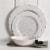 Gibson Studio California Mauna 12 Piece Durable Melamine Dinnerware Set, Ice Perspective: right