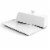Martha Stewart Ceramic Butter Dish with Lid - White Perspective: right