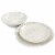 Martha Stewart Wood Pattern Stoneware Dinnerware Set - Off-White Perspective: right