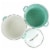 Martha Stewart 8 Quart Dual Stock Pot and Steamer Set in Aqua Perspective: right